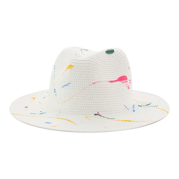 custom high quality summer straw hat bulk cowboy western paper straw caps wholesale sun visor straw hats