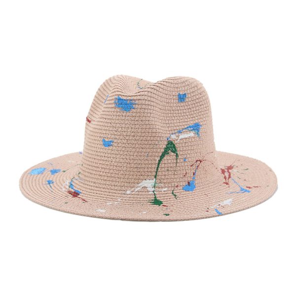 custom high quality summer straw hat bulk cowboy western paper straw caps wholesale sun visor straw hats - Image 3