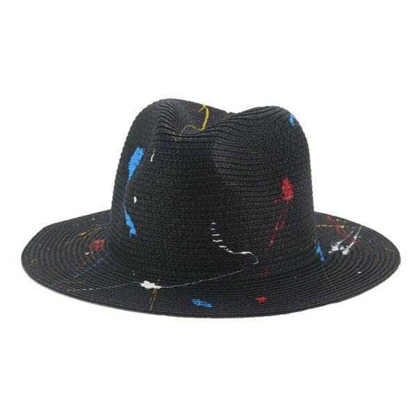 custom high quality summer straw hat bulk cowboy western paper straw caps wholesale sun visor straw hats - Image 5