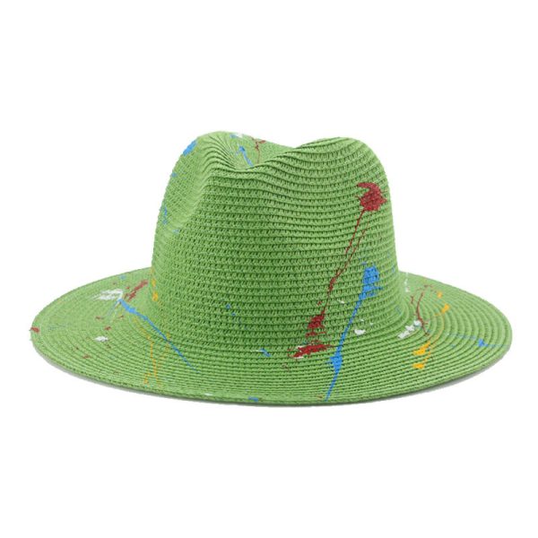 custom high quality summer straw hat bulk cowboy western paper straw caps wholesale sun visor straw hats - Image 6