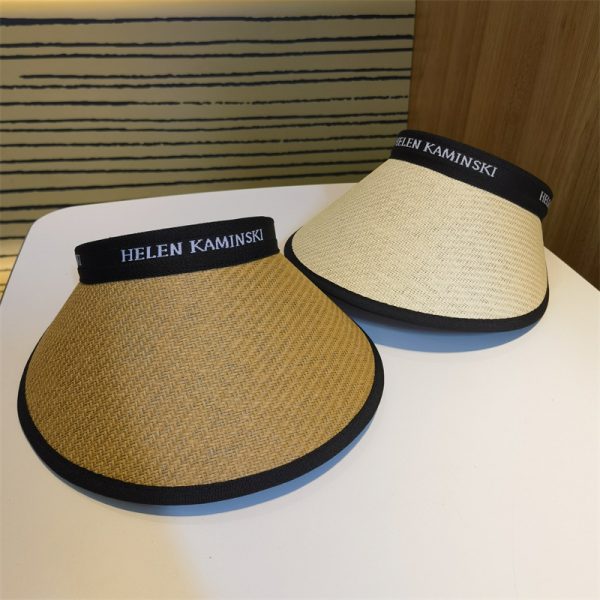 wholesale sun visor paper straw hats high quality summer straw hats custom women fashion straw hats - Image 2