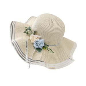 straw hats summer women quality straw cowboy hat wholesale fashion sun visor colored straw hat custom caps