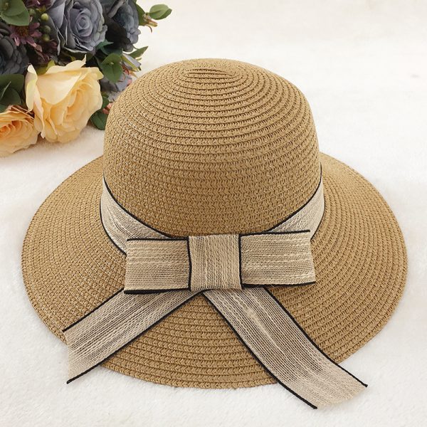 straw hats summer women wholesale straw hats custom quality beach straw hat ladies sun ladies  caps - Image 3
