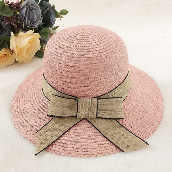 straw hats summer women wholesale straw hats custom quality beach straw hat ladies sun ladies  caps - Image 6