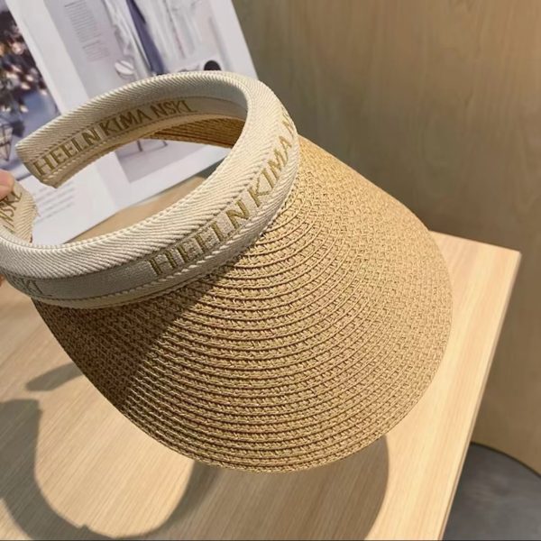 straw hats summer women wholesale sun visor straw hats custom beach quality paper straw cowboy hats caps - Image 6