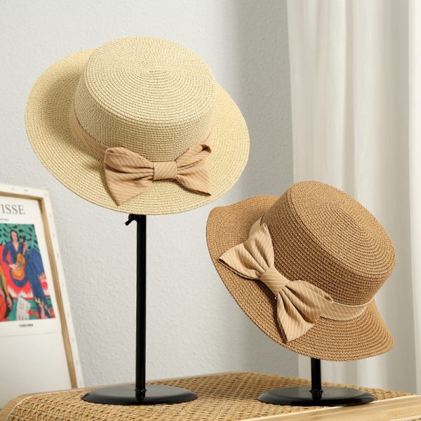 straw cowboy hats straw hats summer sun visor unisex wholesale panama straw hats with custom logo caps - Image 3