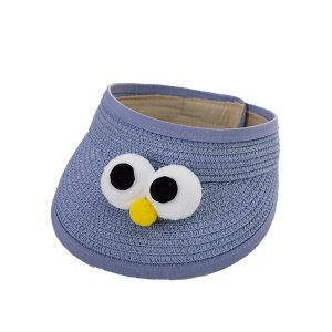 straw hat one piece wholesale child open top straw hats high quality summer one piece straw hat caps