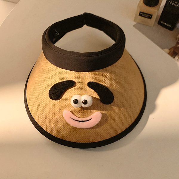 straw hats wide brim for children fashion straw hats for women wholesale girls beach straw hats caps - Image 5