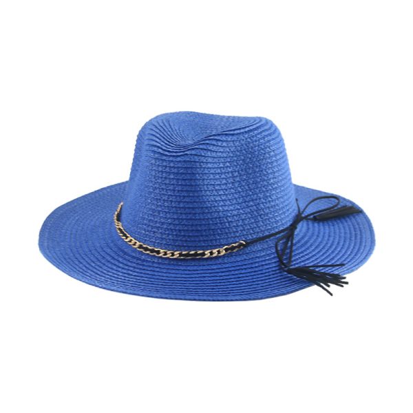 quality straw cowboy hats wholesale beach straw hats summer women custom logo cowboy hat straw toppers - Image 4