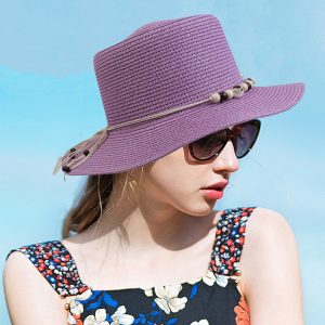 custom panama straw hats unisex  cowboy synthetic straw hats wholesale fedora summer sun visor straw hats