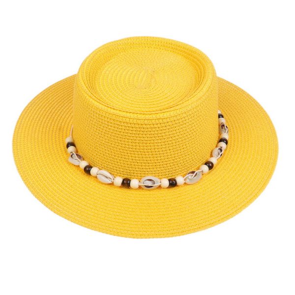 custom panama straw hats unisex  cowboy synthetic straw hats wholesale fedora summer sun visor straw hats - Image 4