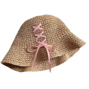 beach straw hats straw cowboy hat for women with beaded trim wholesale sun visor summer straw caps