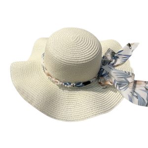 women straw hat wholesale summer beach sun visor quality straw cowboy hat one piece weave a straw hat
