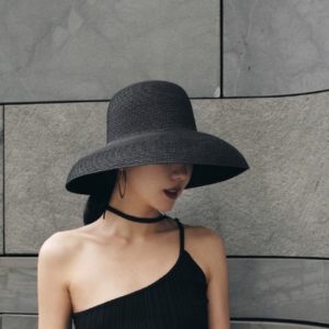 beach for women summer  wholesale straw hats quality wide brim straw hat and caps custom solid color straw hat