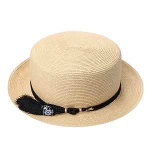 one piece custom sun visor straw hats wholesale ladies beach women summer high quality straw bucket hat