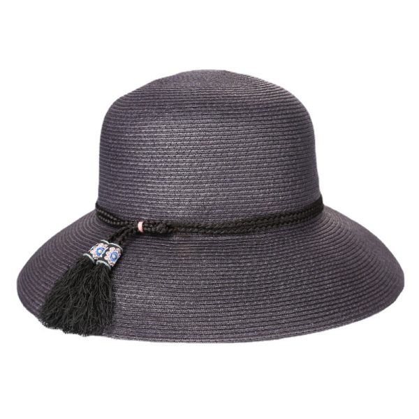 one piece custom sun visor straw hats wholesale ladies beach women summer high quality straw bucket hat - Image 6