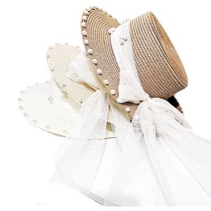 beach hats for women summer straw sun visor wholesale paper straw caps girls summer custom straw hats