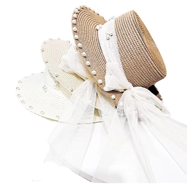 beach hats for women summer straw sun visor wholesale paper straw caps girls summer custom straw hats