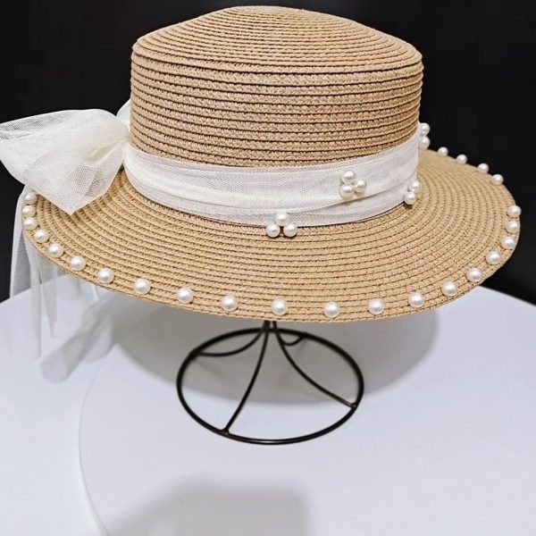 beach hats for women summer straw sun visor wholesale paper straw caps girls summer custom straw hats - Image 6