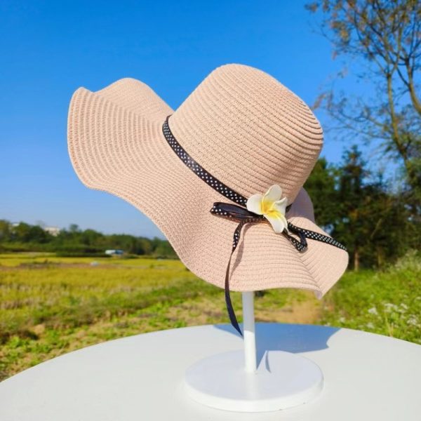 sun visor women beach straw hats wholesale designer summer girls straw caps custom popular straw hat - Image 4