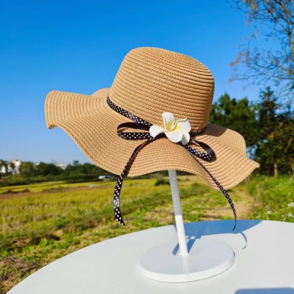 sun visor women beach straw hats wholesale designer summer girls straw caps custom popular straw hat - Image 5