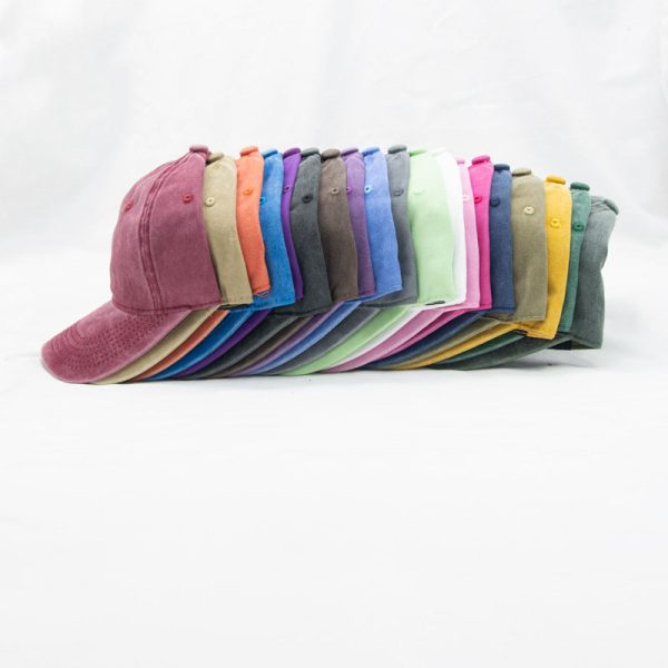 new 6 Panel candy color baseball cap soft top Washable hats & caps Custom dad hats with custom logo unisex - Image 6