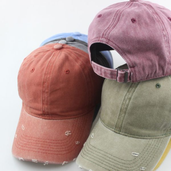 new 6 Panel candy color baseball cap Make an old Cave dad hat summer sun hats with custom logo unisex - Image 3
