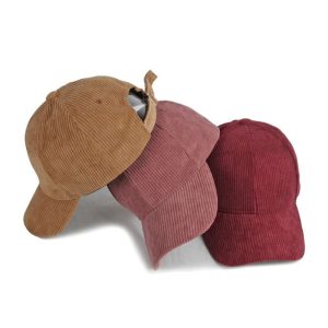 Corduroy new 6 Panel candy color baseball cap Corduroy dad hat summer sun hats with custom logo unisex