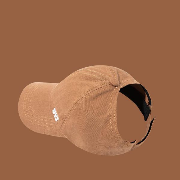 hot sale Wholesale custom Ponytail Baseball Cap Messy Buns Trucker Pony Caps Plain Adjustable Baseball Hat ball caps - Image 5