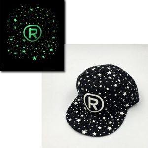 Wholesale 100% polyester Luminous baseball caps Reflective Dad Hats Cap Glow in the dark baseball cap