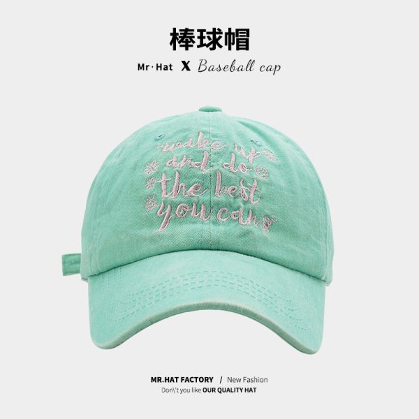 new 6 Panel ins color baseball cap soft top Washable hats & caps summer woman dad hats with custom logo unisex - Image 3