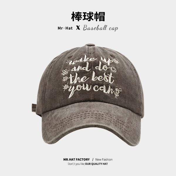 new 6 Panel ins color baseball cap soft top Washable hats & caps summer woman dad hats with custom logo unisex - Image 4
