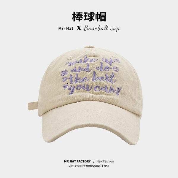 new 6 Panel ins color baseball cap soft top Washable hats & caps summer woman dad hats with custom logo unisex - Image 5