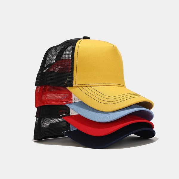 2024 new 5 panel hat customized candy color  trucker hats with custom logo fitted hats & caps golf baseball cap unisex - Image 3