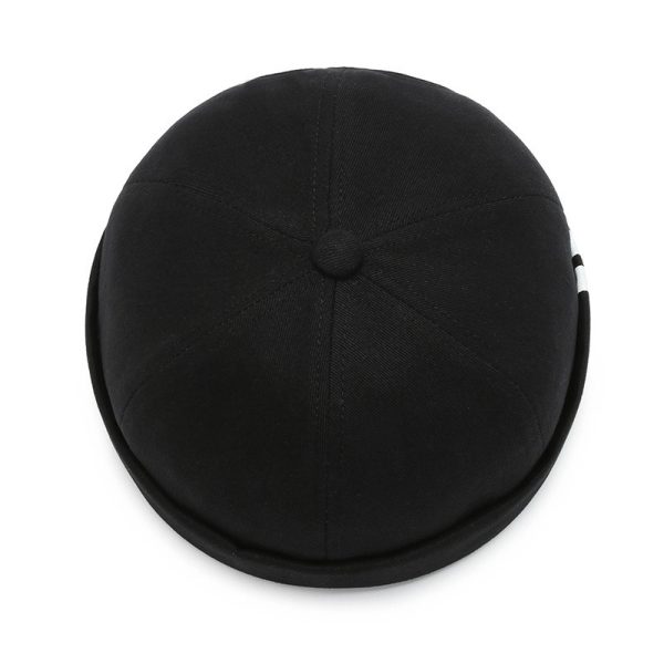 2024 custom high quality solid color dome brimless caps six panel  hats & caps mikihat custom trucker hat with custom logo - Image 2