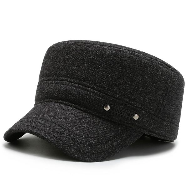 Custom New Solid Color Flat Top Cap Washed Old dad Baseball hat Summer Retro Style Adjustable warm dad hat - Image 3