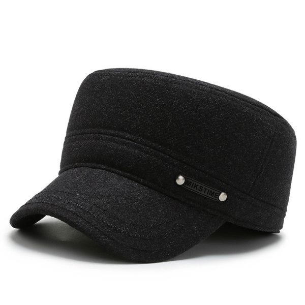 Custom New Solid Color Flat Top Cap Washed Old dad Baseball hat Summer Retro Style Adjustable warm dad hat - Image 5