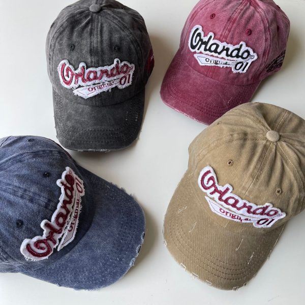 2024 new 6 Panel  distressed baseball cap soft top Washable hats & caps Custom dad hats with custom logo unisex cowboy hat - Image 4