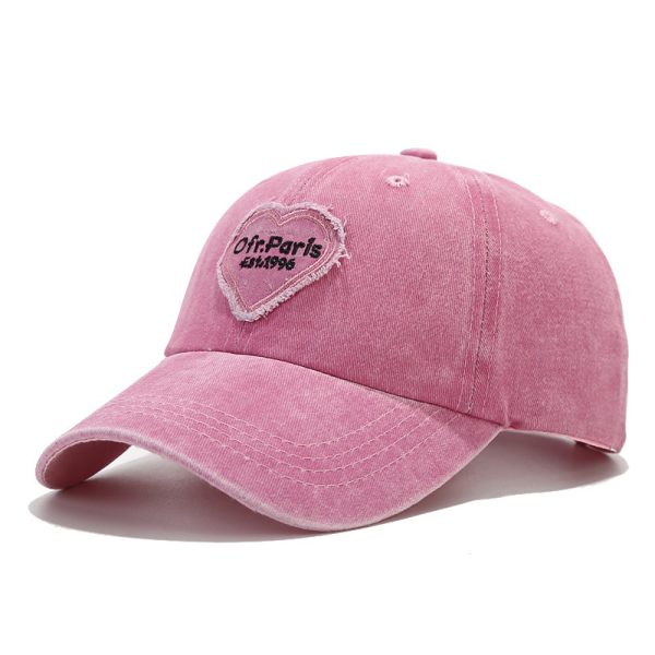 2024 new 6 Panel  distressed baseball cap soft top Washable hats & caps Custom dad hats with custom logo unisex golf hat - Image 2