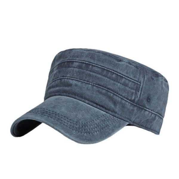 2024 new 5 Panel  distressed baseball cap soft top Washable hats & caps Custom dad hats with custom logo unisex sports caps - Image 2