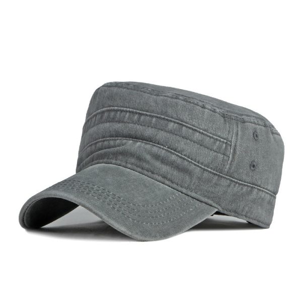 2024 new 5 Panel  distressed baseball cap soft top Washable hats & caps Custom dad hats with custom logo unisex sports caps - Image 3