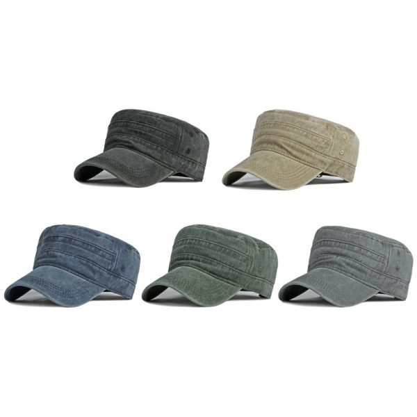 2024 new 5 Panel  distressed baseball cap soft top Washable hats & caps Custom dad hats with custom logo unisex sports caps - Image 5