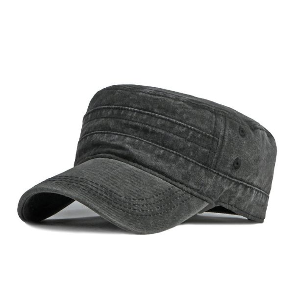 new 5 Panel distressed baseball cap soft top Washable hats & caps Custom dad hats with custom logo unisex trucker cap for man - Image 3