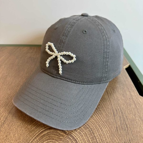 new candy color pearl soft top 6 Panel baseball cap for women Make an old Cave dad hat trucker hats  trucker caps - Image 4