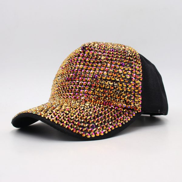 2024 candy color Set with diamonds5 Panel baseball cap for women Make an old Cave dad hat trucker hats women golf hats caps - Image 2