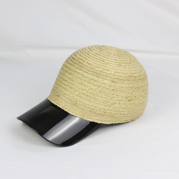 2024 wholesale candy color baseball raffia grass hats beach summer designer hats custom trucker dad cap - Image 3