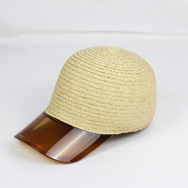 2024 wholesale candy color baseball raffia grass hats beach summer designer hats custom trucker dad cap - Image 6
