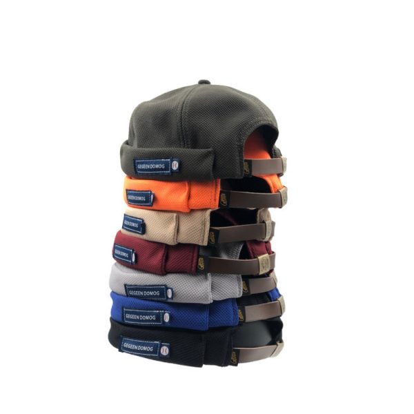 2024 wholesale candy color beanie baseball hats custom fedora running trucker caps hip hop snap back hats - Image 2