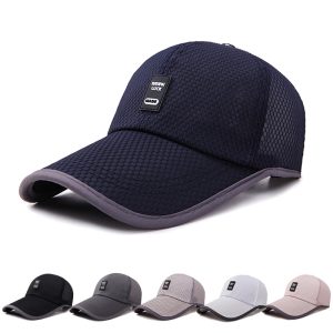 2024 wholesale mesh baseball hats sun visor flex fit custom logo caps trucker dad running baseball hats