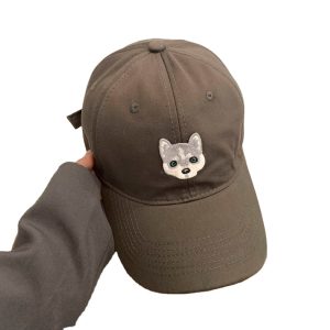 2024 wholesale cowboy hats dog embroidered cowboy caps baseball trucker camp running hats hijab caps